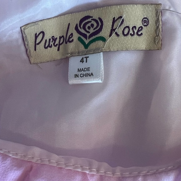 PURPLE ROSE TIE DYE RAIN BOW LINED DRESS 4T NEW WITH TAG - Picture 6 of 6